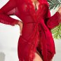 Eyelash Lace Robe Set