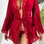 Eyelash Lace Robe Set