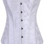 Feather Embroidery Strapless Corset