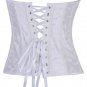 Feather Embroidery Strapless Corset
