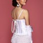 White Peasant Burlesque Corset