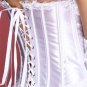 White Peasant Burlesque Corset