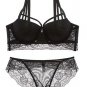 Sexy Lace Bra and Panty Set Underwire Push Up Soft Lingerie Set