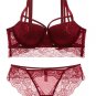 Sexy Lace Bra and Panty Set Underwire Push Up Soft Lingerie Set