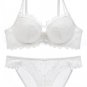 Sexy Floral Lace Underwire Push Up Bra Set