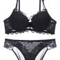 Sexy Floral Lace Underwire Push Up Bra Set