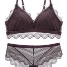 Floral Lace Push Up Bra and Panty Set