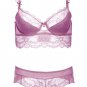 Red Color Floral Lace Lingerie Push up Bra Sets