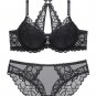 Sexy Front Button Racerback Bra Set