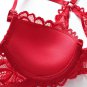 Sexy Front Button Racerback Bra Set