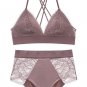 Elegance Lace Racerback Bra set