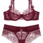 Sexy Thin Transparent Lace Bra Set