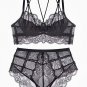 Lace Me Longline Bra Set