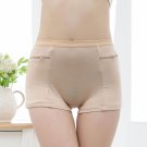 High Waist Brief Panties with 2 Side Zipper Pockets