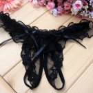 Sheer Mesh Bowtie G-string