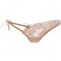 Floral Uneven Lace Thong