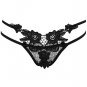 Dual Banded Floral Lace G-string