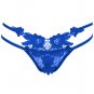 Dual Banded Floral Lace G-string