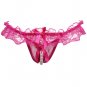 Hiden Pearl Beading Lace G-string