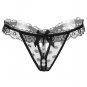 Women's Sheer Lace Polka Dot Massage Pearl G-string