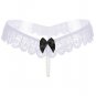Women Lace Pearl Beading Thong