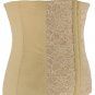 Apricot Floral Embroidered Lace Underbust Corset