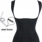 Black Women's Push up Waist Training Steel Boned Corset