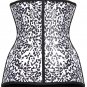 Sexy Steel Bone Latex Leopard Patterns Underbust Corset