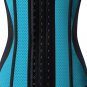 Latex Blue Underbust Corset Waist Training Cincher