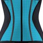 Latex Blue Underbust Corset Waist Training Cincher