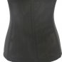 Red Floral Embroidered Steel Boned Underbust Corset