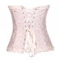 Embroidered Ruffled Trim Bustier