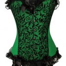 Floral Lace Overbust Corset