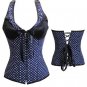 White Polka Dot Halterneck Corset