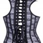Black Lace Tank Style Boned Corset