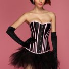 Overbust Corset with Stunning Contrasting Lines