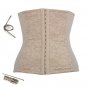 Floral Lace Print Three Hooks Corset