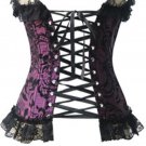 Victorian Chinese Flower Brodace Corset Bustier