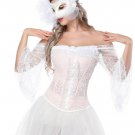 Pink Jacquard Lace Corset