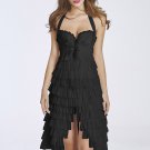 Elegant Asymmetric Pleated Dress