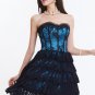 Women's Lace Corset Dress Strapless Sexy Bustier Dress
