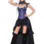 Steampunk Corset with High Low Skirt