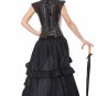Steampunk Corset with High Low Skirt