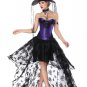 Sexy Sweetheart Overbust Corset And High Low Skirt