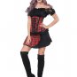 Lace Blouse And Overbust Corset