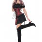 Lace Blouse And Overbust Corset