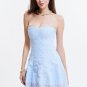 Sexy Lace Up Corset Bustier Dress Short Skirt