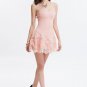 Sexy Lace Up Corset Bustier Dress Short Skirt