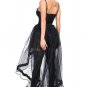 Sexy Ruffles Lace Corset With High Low Skirt