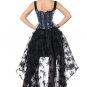 Sexy Vintage Corset With High Low Skirt